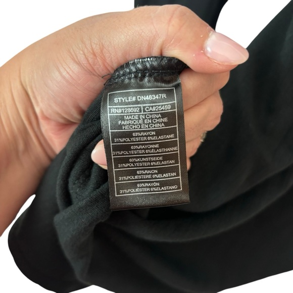 NWT Steve Madden Mock Neck Dolman Sleeve Knot Tie Dress Size M So Soft - Picture 10 of 11